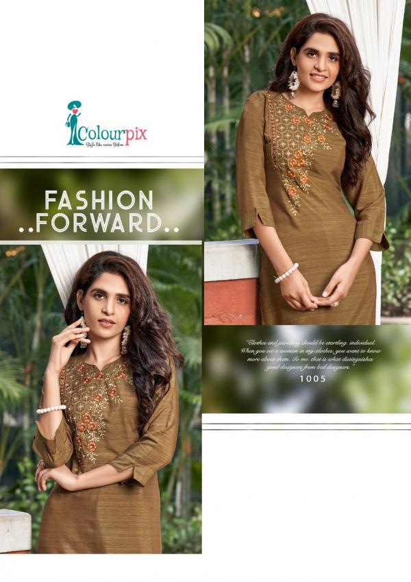 Colourpix Rose Berry Vol 1 Lining Rayon Designer Kurti Collection